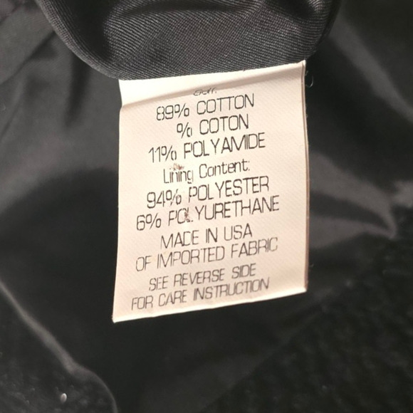 Theory cropped black Tweed blazer silver threading size 0 - Picture 6 of 11